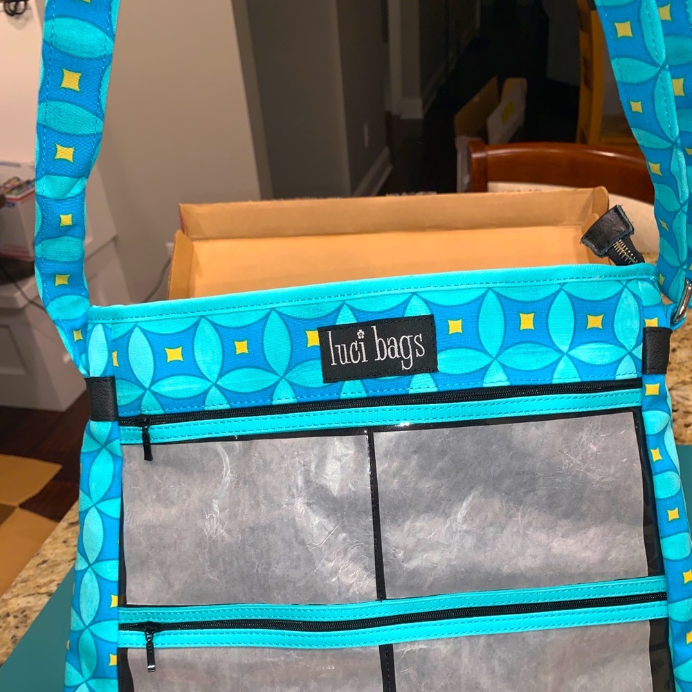 Luci Bag Display Bag Turquoise Brand New!